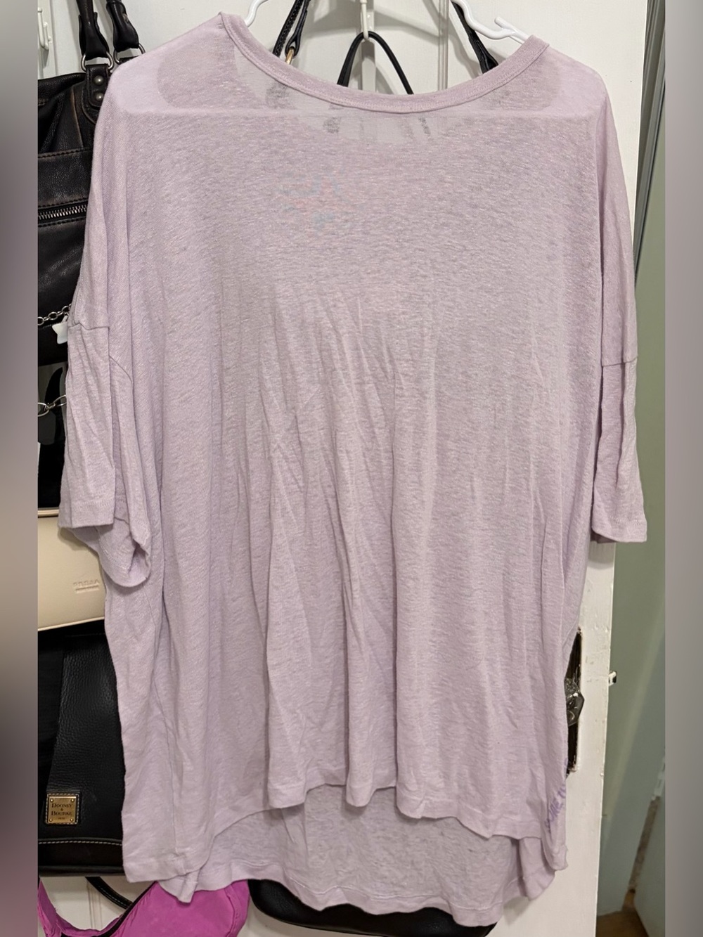 aerie Soft Lavender Short Sleeve Relaxed Tee